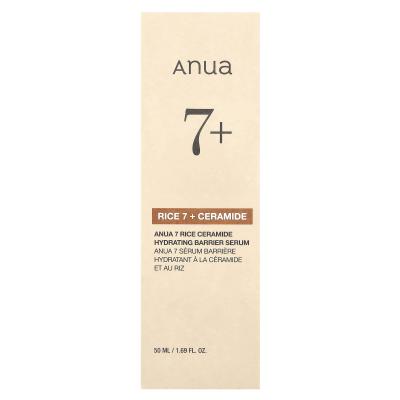 Anua, 7 Rice Ceramide Hydrating Barrier Serum, 1.69 fl oz (50 ml)