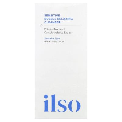 ilso, Sensitive Bubble Relaxing Cleanser, Sensitive Type, 7 oz (200 g)
