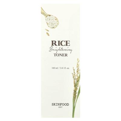 SKINFOOD, تونر تفتيح الأرز، 5.41 أونصة سائلة (160 مل)
