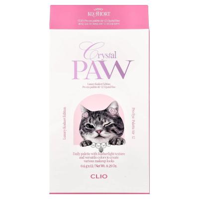 Clio, إصدار Koshort الفاخر، Pro Eye Palette Air، 12 Crystal Paw، عدد 1