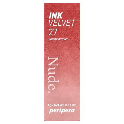 Peripera, Ink Velvet Lip Tint، 27 فراولة عارية، 0.14 أونصة (4 جم)
