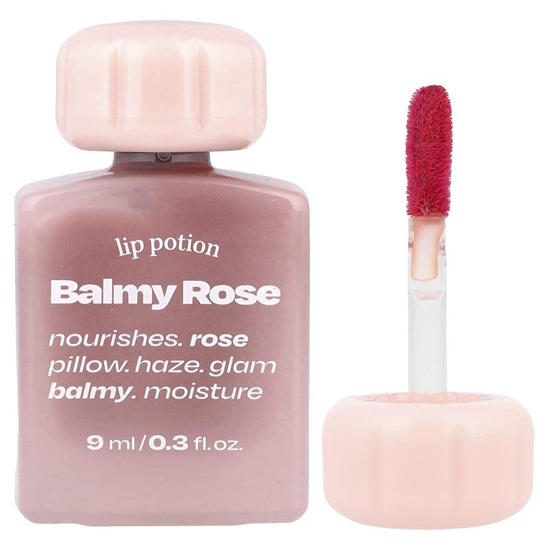 alternativestereo, Lip Potion Balmy Rose, No.0 Nudy Apricot, 0.3 fl oz (9 ml)