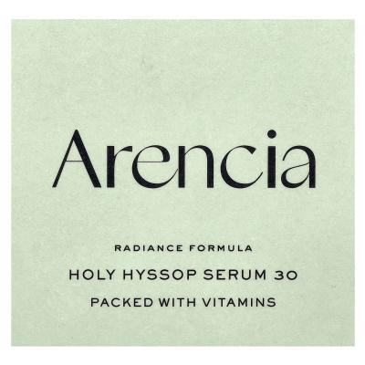 Arencia, Holy Hyssop Serum 30, All Skin Types, 1.76 oz (50 g)