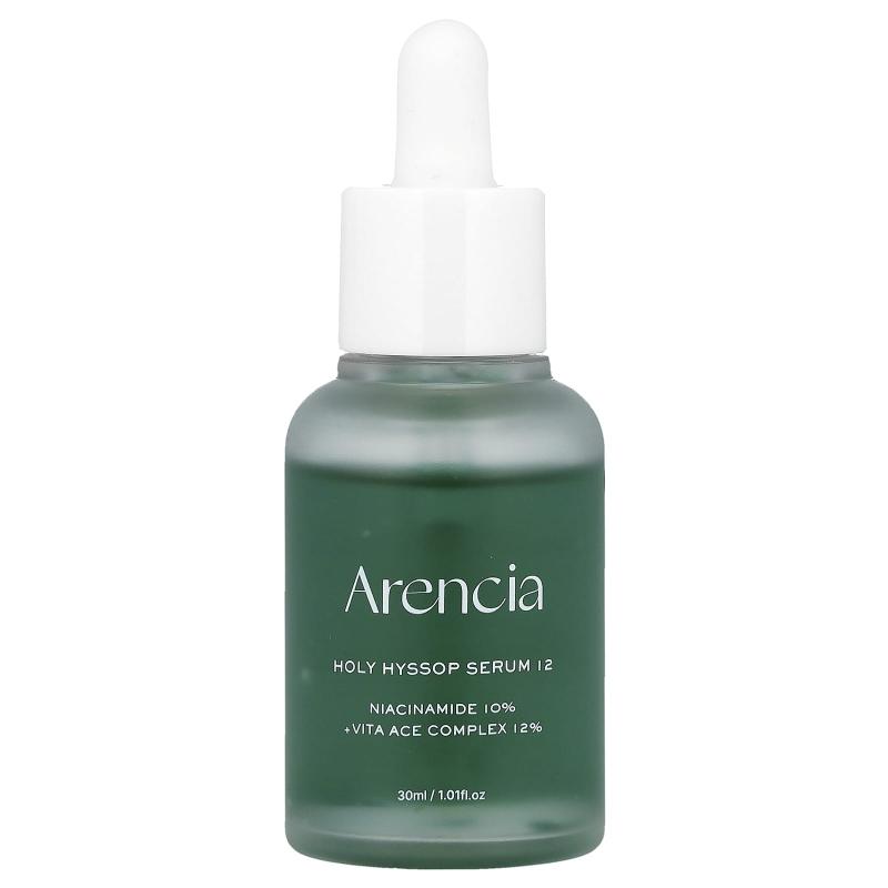 Arencia, Holy Hyssop Serum 12, All Skin Types, 1.01 fl oz (30 ml)