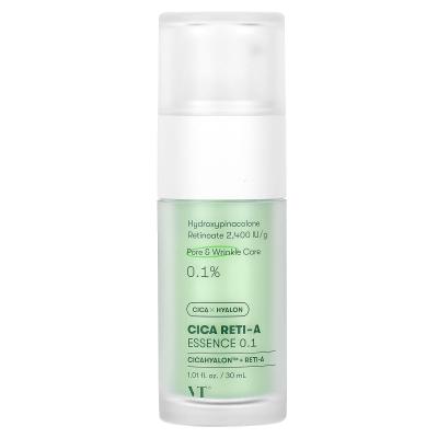 VT Cosmetics, Cica Reti-A Essence 0.1، 1.01 أونصة سائلة (30 مل)