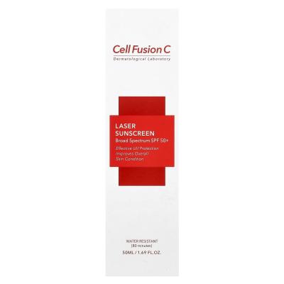 Cell Fusion C, واقي الشمس بالليزر، عامل حماية من الشمس 50+، 1.69 أونصة سائلة (50 مل)