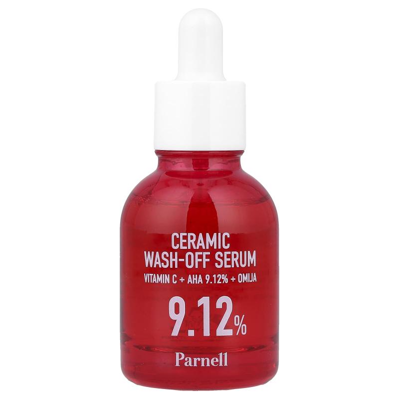 Parnell, مصل AHA 9.12 Omija Ceramic Wash-Off، 1.01 أونصة سائلة (30 مل)