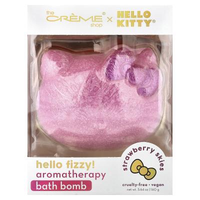 The Creme Shop, Hello Kitty®، قنبلة الاستحمام العلاجية العطرية، سماء الفراولة، عدد واحد