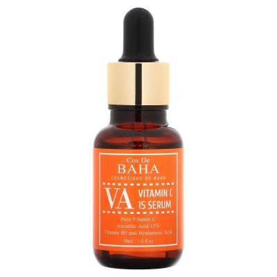 Cos De BAHA, VA، مصل فيتامين C 15% بحمض الأسكوربيك، 1 أونصة سائلة (30 مل)