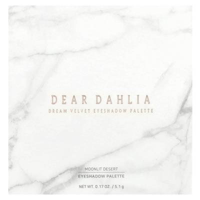 Dear Dahlia, لوحة ظلال العيون Dream Velvet، Moonlit Desert، 0.17 أونصة (5.1 جم)