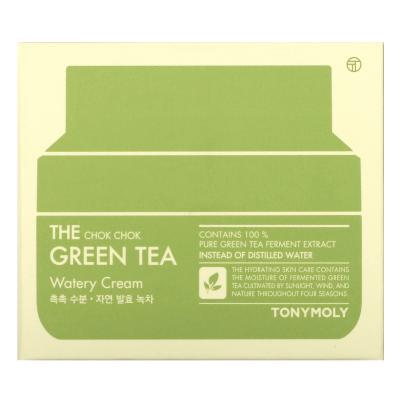TonyMoly, The Chok Chok الشاي الأخضر، كريم مائي، 60 مل