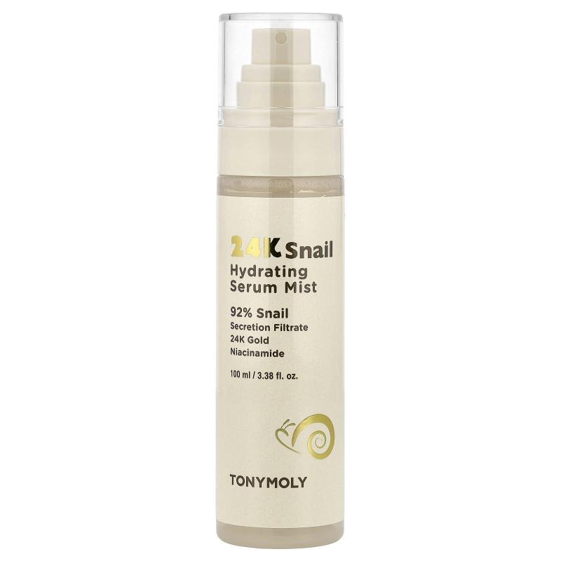 TonyMoly, 24K Snail Hydrating Serum Mist, 3.38 fl oz (100 ml)