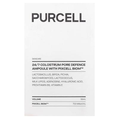 PURCELL, أمبولة Colostrum Pore Defense 24/7 مع Pixcell Biom™، 1.85 أونصة سائلة (55 مل)