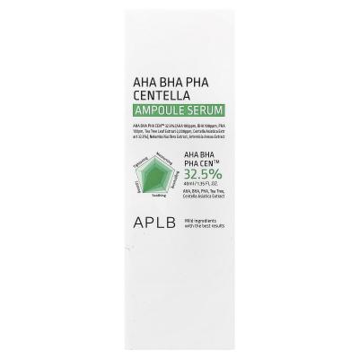 APLB, مصل أمبولات AHA BHA PHA Centella، 1.35 أونصة سائلة (40 مل)