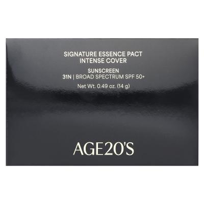 AGE20'S, Signature Essence Pact، تغطية مكثفة، عامل حماية من الشمس 50+، 31N، 0.49 أونصة (14 جم)