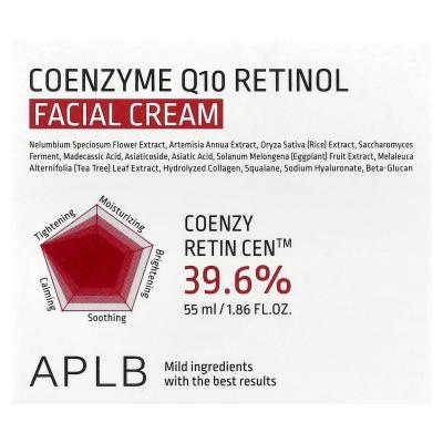 APLB, كريم الوجه ريتينول الإنزيم المساعد Q10، 1.86 أونصة سائلة (55 مل)