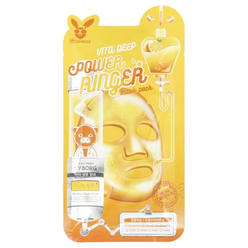 Elizavecca, Vita Deep Power Ringer Beauty Mask Pack, 1 Sheet, 0.78 fl oz (23 ml)