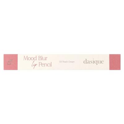 Dasique, Mood Blur Lip Pencil, 03 Peach Cream, 0.03 oz (0.9 g)