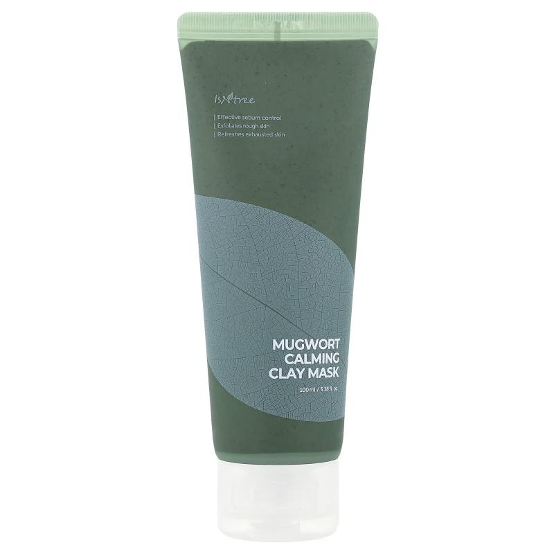ISNtree, قناع التجميل بالطين المهدئ من Mugwort، 3.38 أونصة سائلة (100 مل)