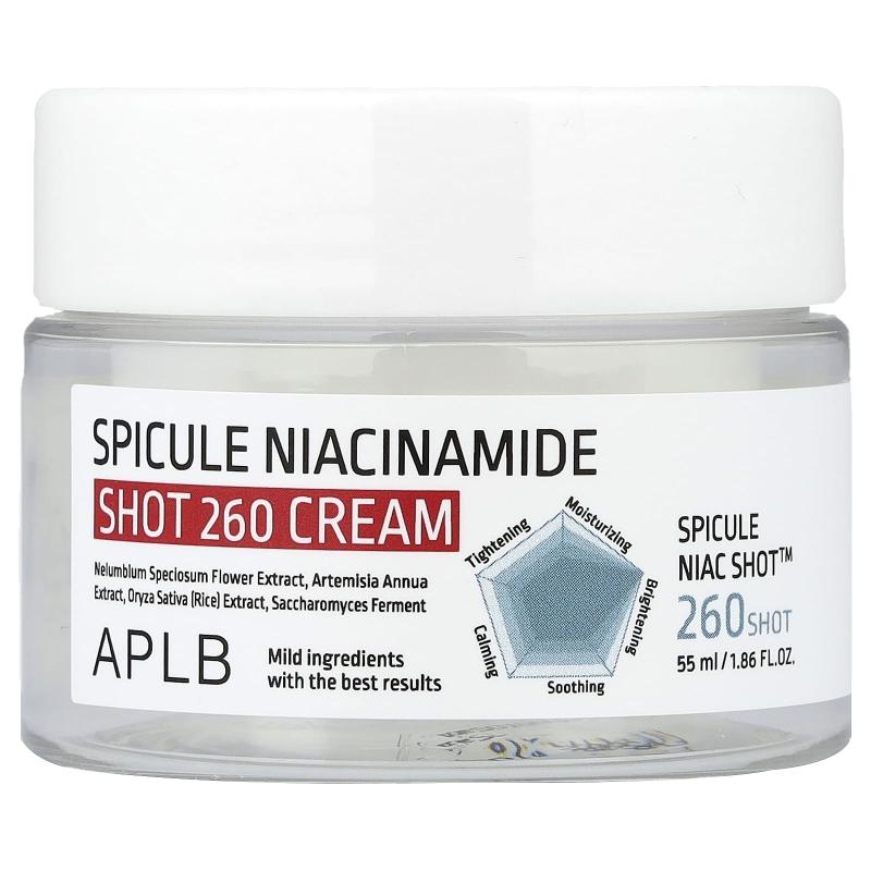APLB, Spicule Niacinamide Shot 260 كريم، 1.86 أونصة سائلة (55 مل)