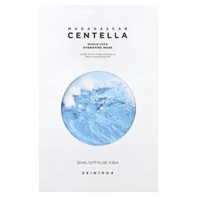 SKIN1004, Madagascar Centella, Hyalu-Cica Hydrating Beauty Mask, 5 Sheets, 0.77 fl oz (23 ml) Each