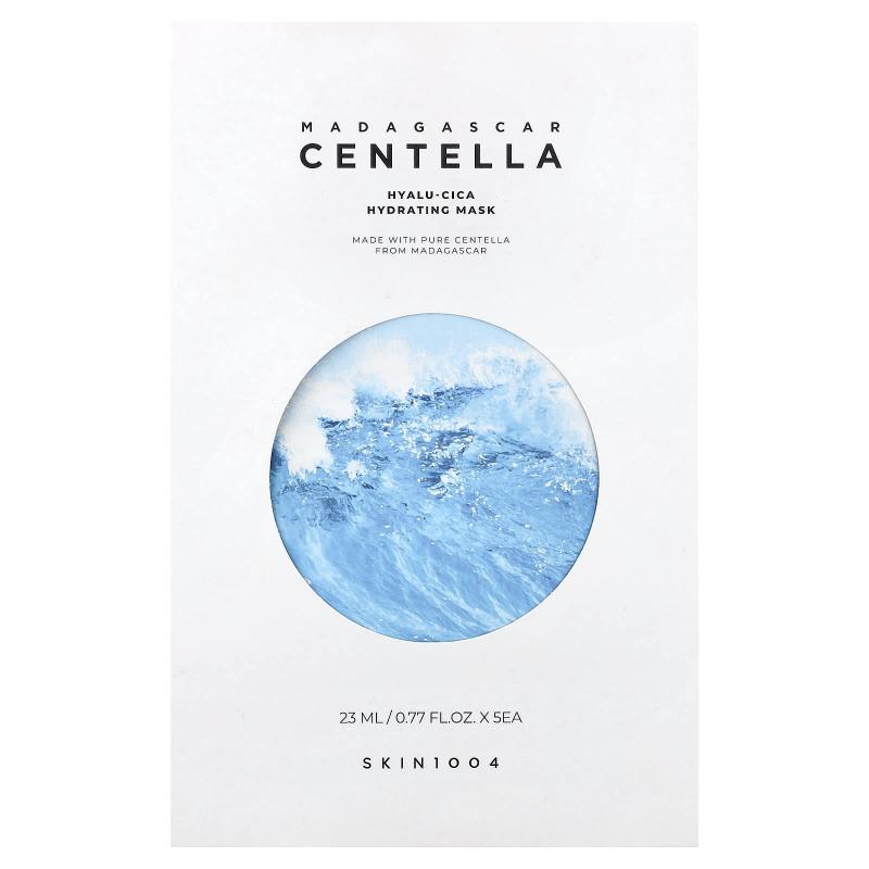 SKIN1004, Madagascar Centella, Hyalu-Cica Hydrating Beauty Mask, 5 Sheets, 0.77 fl oz (23 ml) Each