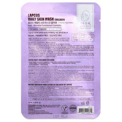 Lapcos, Collagen Firming Beauty Sheet Mask, 1 Sheet, 0.84 fl oz (25 ml)
