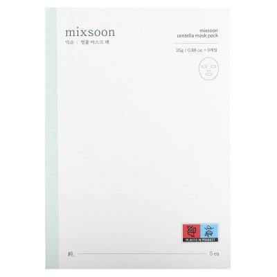 Mixsoon, مجموعة أقنعة كينتيللا للتجميل، 5 أقنعة، 0.17 أونصة (5 جم) لكل واحدة