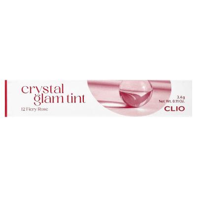 Clio, Crystal Glam Tint، 12 وردة نارية، 0.11 أونصة (3.4 جم)