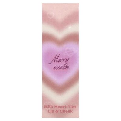 Merrymonde, ميلك هارت تينت، الشفاه والخدود، 06 مانجو ميلك، 5 جم