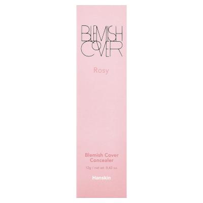 Hanskin, Blemish Cover Concealer، وردي، 0.42 أونصة (12 جم)
