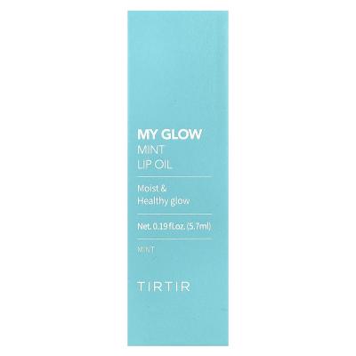 TIRTIR, زيت الشفاه My Glow Mint، 0.19 أونصة سائلة (5.7 مل)