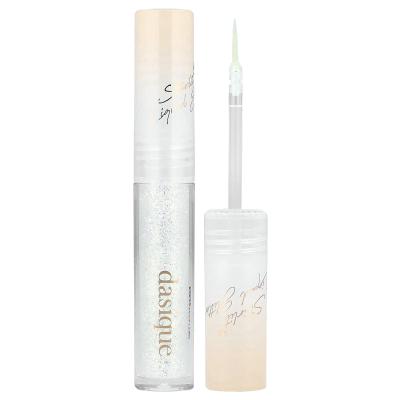 Dasique, Starlit Jewel Liquid Glitter, 01 Frozen Gold, 0.06 oz (1.8 g)