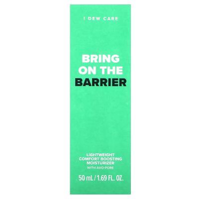 I Dew Care, Bring On The Barrier، مرطب خفيف الوزن لتعزيز الراحة مع منع المسام، للبشرة الحساسة، 1.69 أونصة سائلة (50 مل)