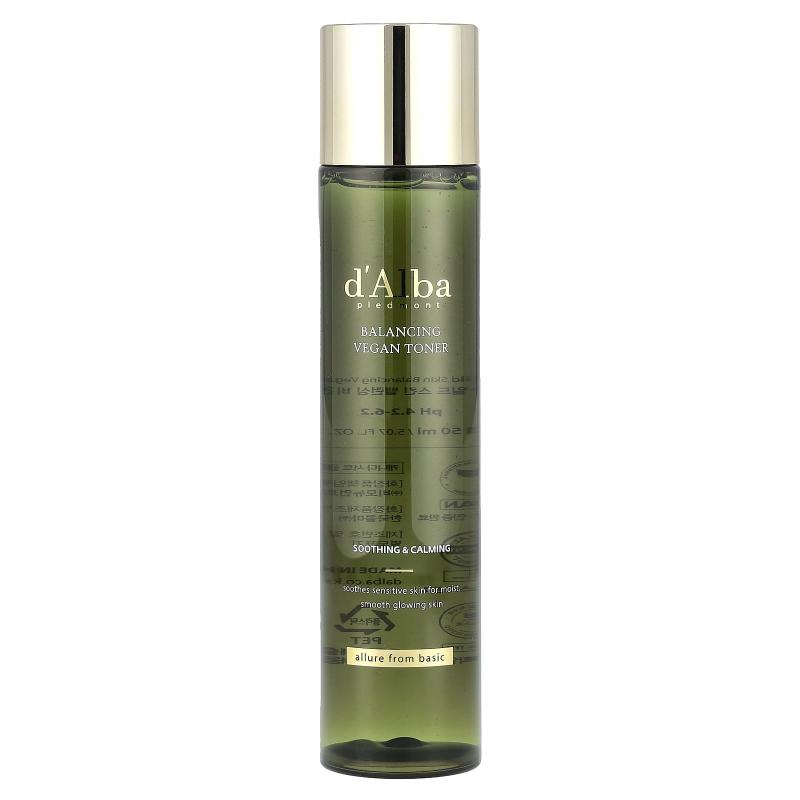 d'Alba, تونر نباتي متوازن، 5.07 أونصة سائلة (150 مل)