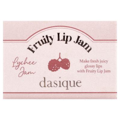 Dasique, مربى الشفاه بالفواكه، 09 مربى الليتشي، 0.14 أونصة (4 جم)