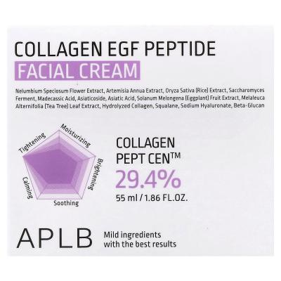 APLB, Collagen EGF Peptide Facial Cream, 1.86 fl oz (55 ml)