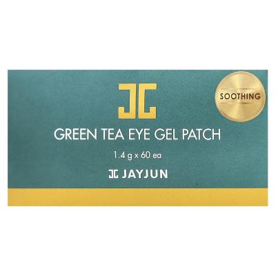 Jayjun Cosmetic, رقعة جل للعين بالشاي الأخضر، مهدئة، 60 رقعة