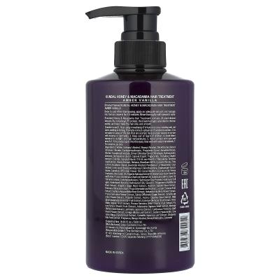 Kundal, العسل والمكاديميا، علاج، عنبر فانيليا، 16.9 أونصة سائلة (500 مل)