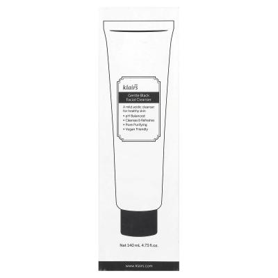 Dear, Klairs, منظف الوجه الأسود اللطيف، 4.73 أونصة سائلة (140 مل)
