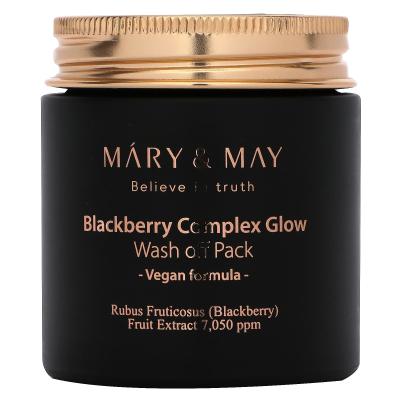 Mary & May, Blackberry Complex Glow، عبوة قابلة للغسل، 4.4 أونصة (125 جم)