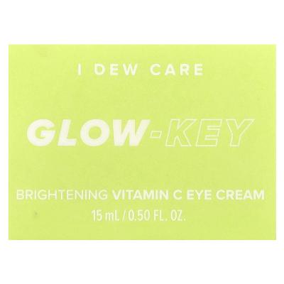 I Dew Care, Glow-Key، كريم تفتيح العين بفيتامين C، 0.50 أونصة سائلة (15 مل)