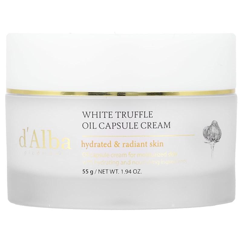 d'Alba, White Truffle Oil Capsule Cream, 1.94 oz (55 g)
