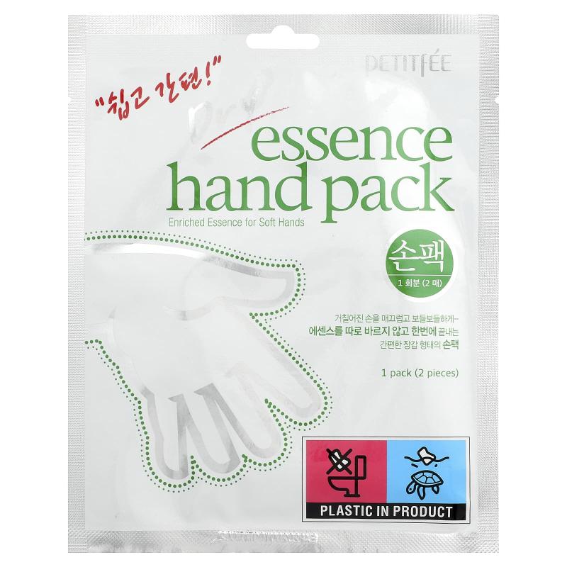 Petitfee, Dry Essence Hand Pack, 1 Pair