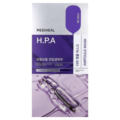 MEDIHEAL, قناع الجمال HPA Derma Ampoule، 10 ورقات، 0.87 أونصة سائلة (26 مل)