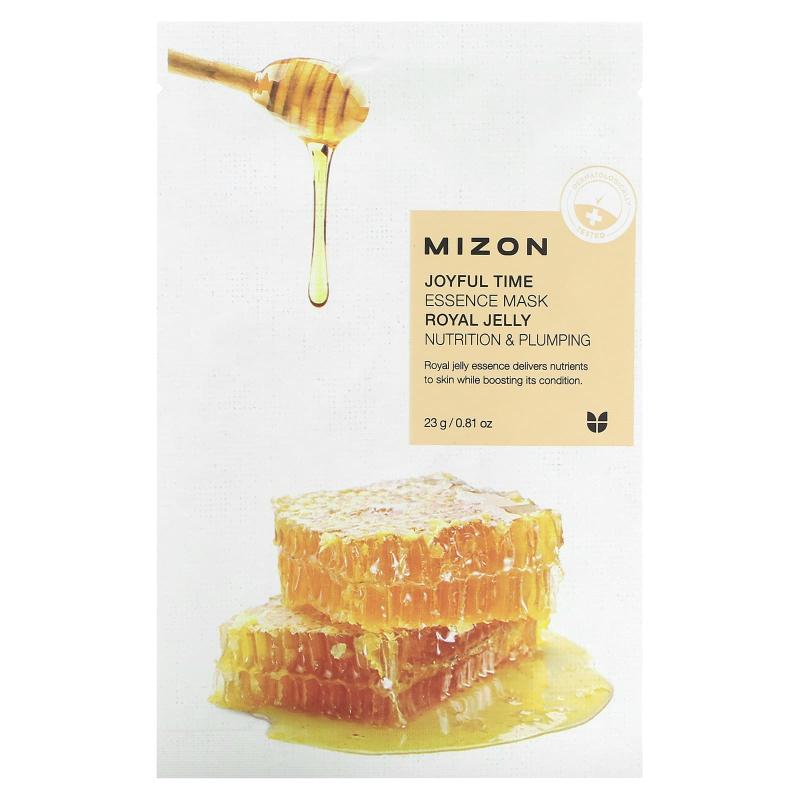 Mizon, Joyful Time Essence Beauty Mask, Royal Jelly, 1 Sheet, 0.81 oz (23 g)