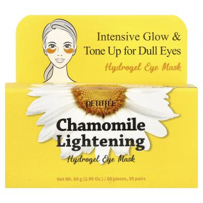 Petitfee, قناع هيدروجيل لتفتيح العين بالبابونج، 60 رقعة، 2.96 أونصة (84 جم)