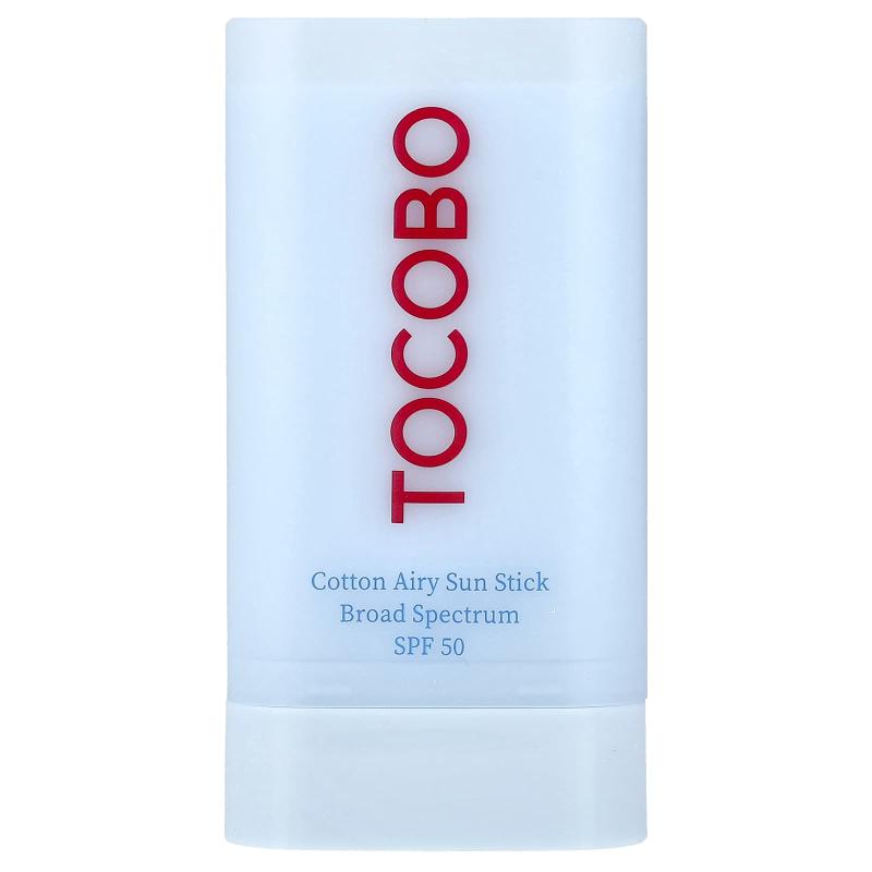 Tocobo, Cotton Airy Sun Stick, SPF 50, 0.67 oz (19 g)