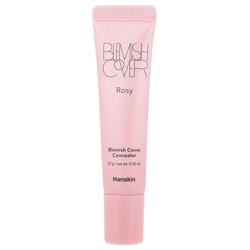 Hanskin, Blemish Cover Concealer, Rosy, 0.42 oz (12 g)