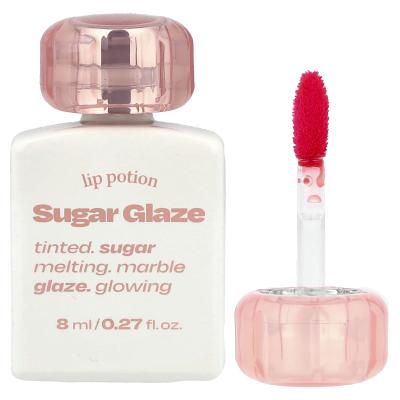 Alternativestereo, Lip Potion Sugar Glaze، رقم 2 كرة الورد، 0.27 أونصة سائلة (8 مل)